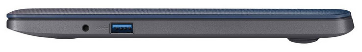 Rechte Seite: Audiokombo, USB 3.1 Gen 1 (Typ A)