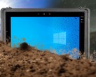Das WeRock RockTab U210 erlaubt die Nutzung von Windows-Apps unter rauen Bedingungen. (Bild: WeRock)
