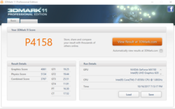 3DMark 11 im Akkubetrieb