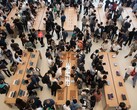 Der Apple Store in Suzhou, China, war beim Launch des iPhone Xs im September 2018 noch sehr viel besser besucht als heute. (Bild: Apple)