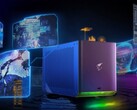 Die Gigabyte Gaming Box erweitert Laptops per Thunderbolt um eine GeForce RTX 3080 Ti. (Bild: Gigabyte)