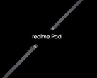Das erste Teaser-Bild des Realme Pad zeigt ein schlankes Tablet aus Aluminium. (Bild: Realme)