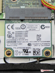 Gut: Zwei WLAN-Antennen sind vorhanden.