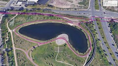 GNSS-Testfahrt: Seeumrundung